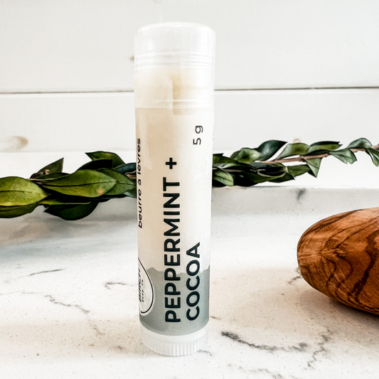 PEPPERMINT + COCOA LIP BUTTER