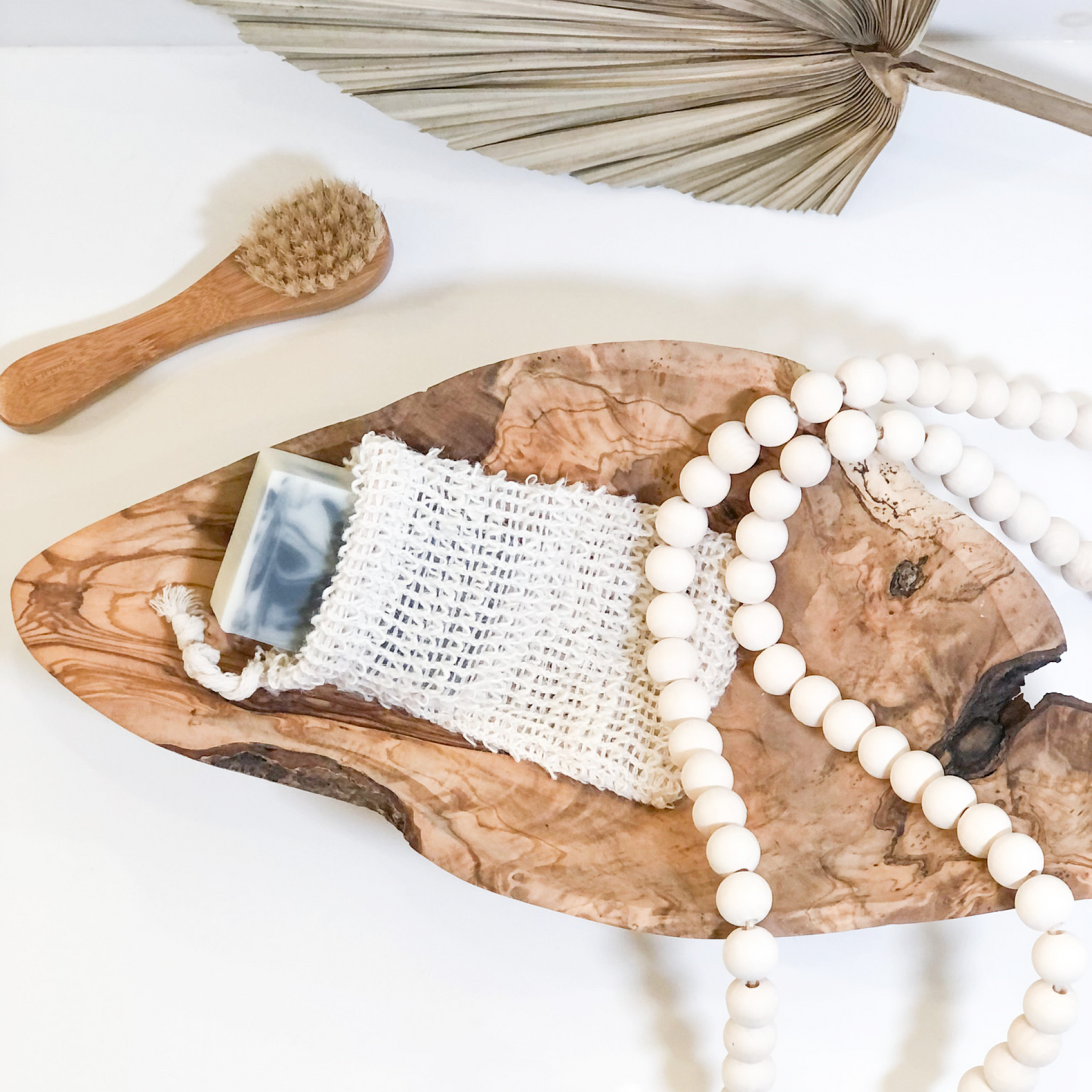 Natural sisal soap saver pouch