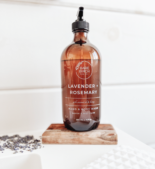 Natural Lavender + Rosemary Hand and Body Wash