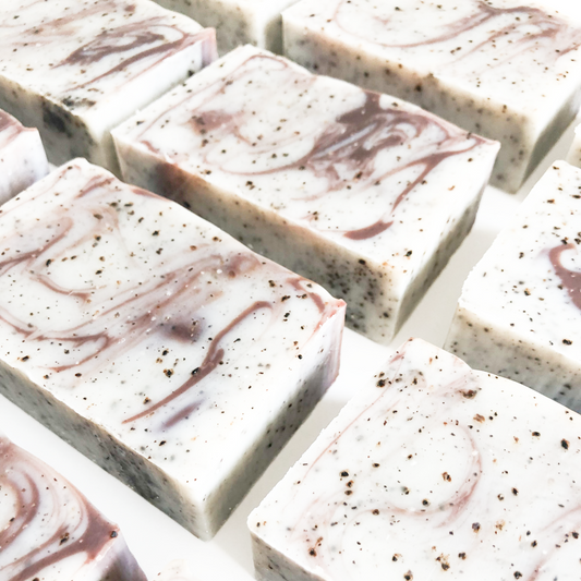 Natural Mint + Coffee Soap