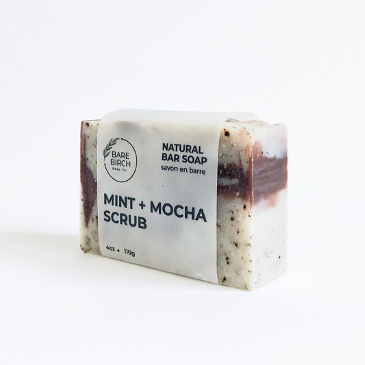 Natural Mint + Coffee Soap