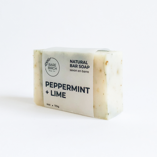 Natural Peppermint + Lime Soap