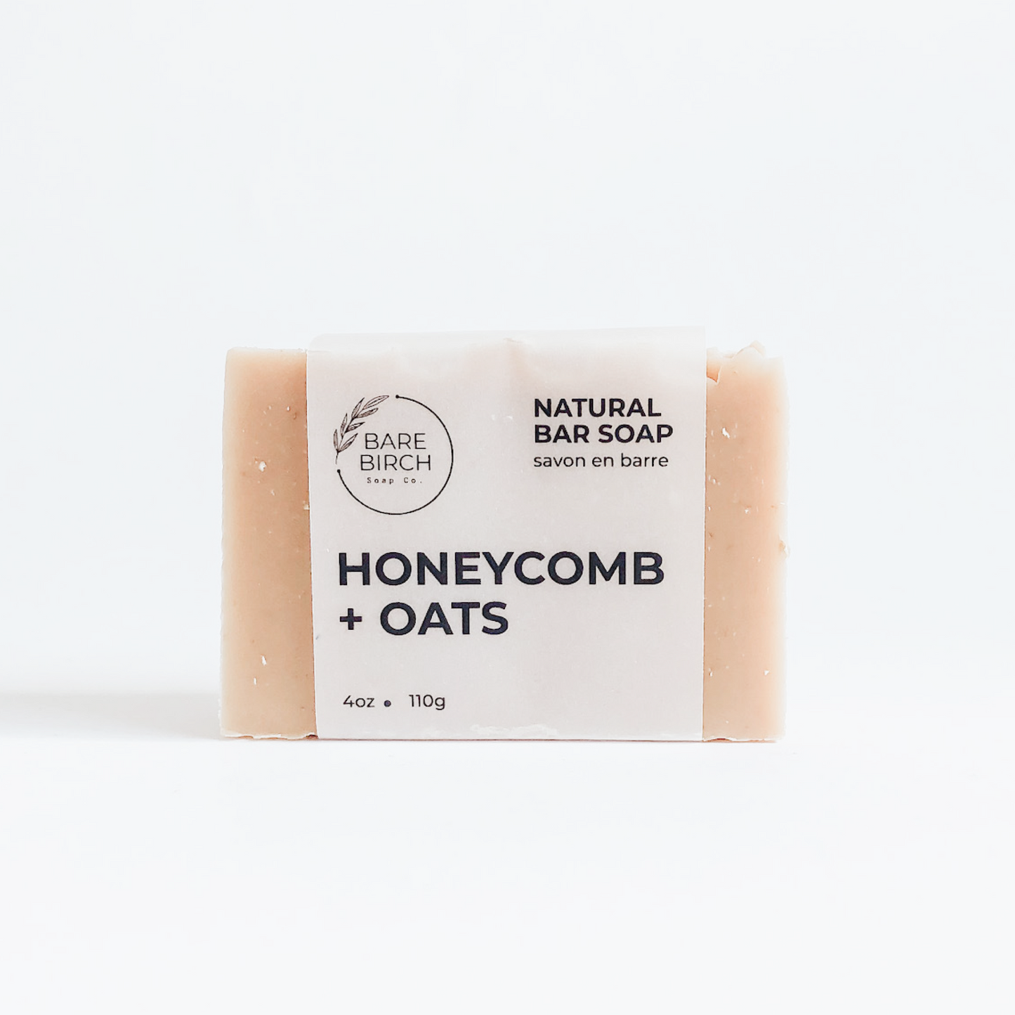 Natural Honey + Oats Soap