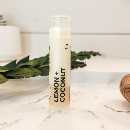 Lemon + Coconut Natural Lip Butter