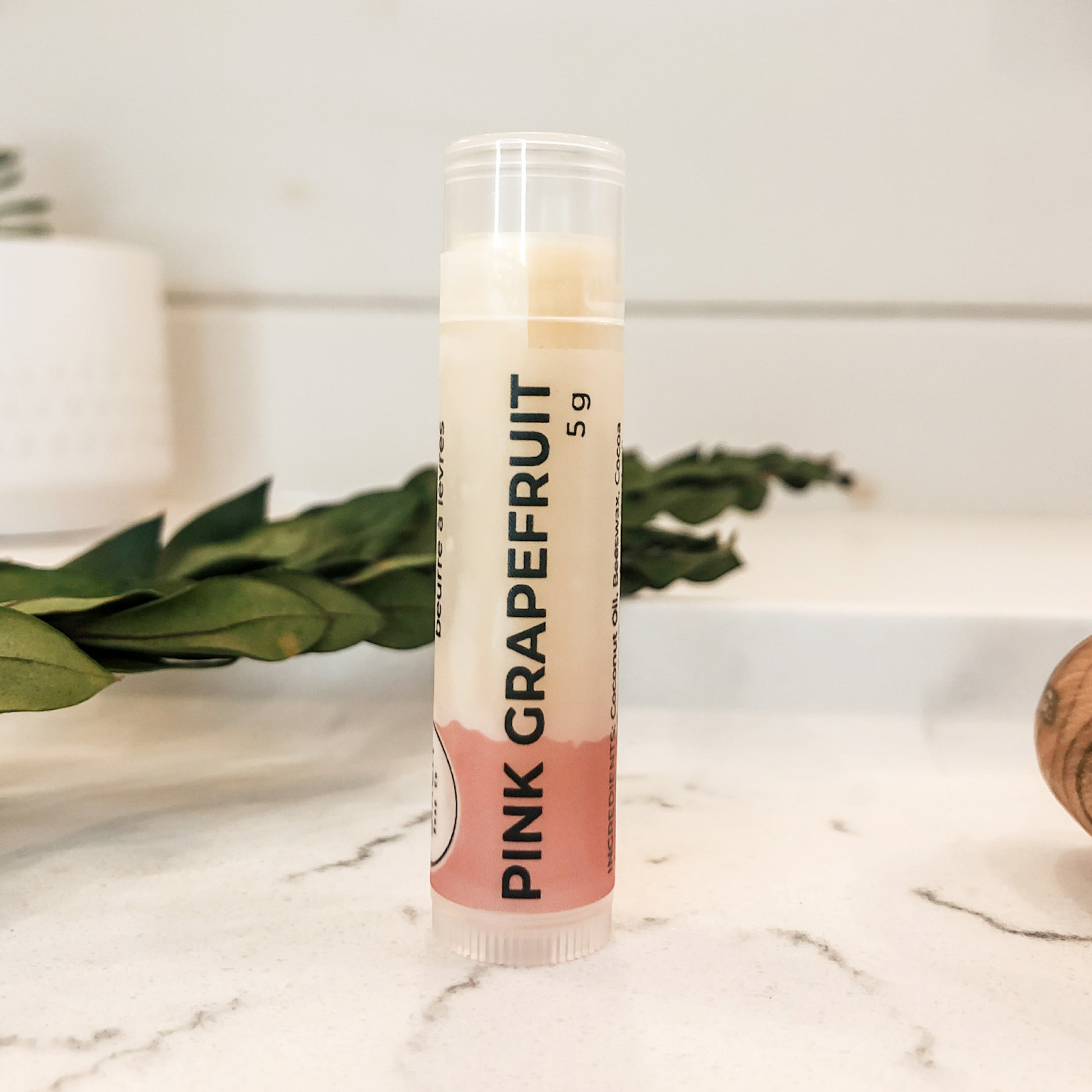 Pink Grapefruit Natural Lip Butter