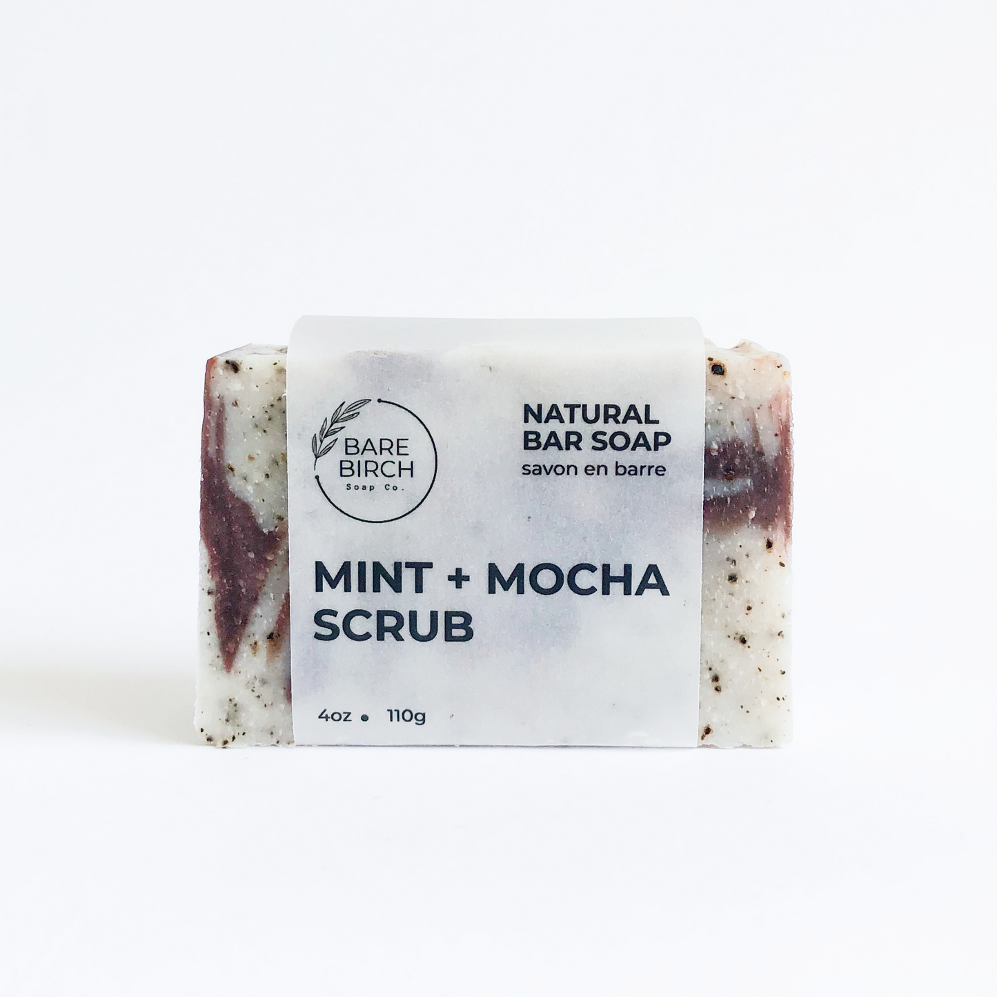 Natural Mint + Coffee Soap